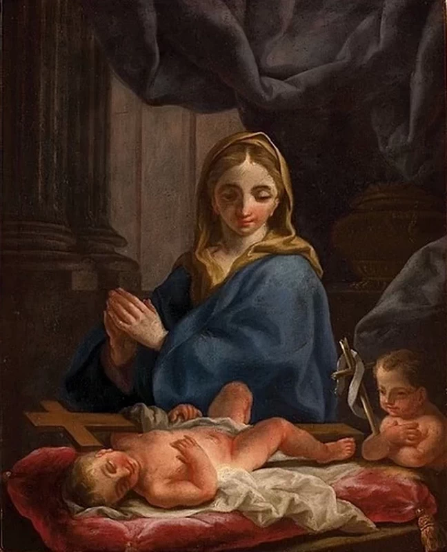 Madonna col Bambino e Giovannino - attribuito